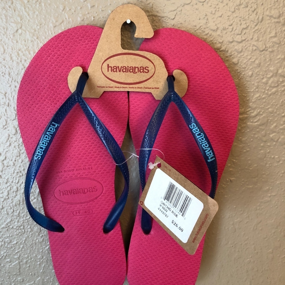 Havaianas Slim Logo Popup Flip Flop sz 11-12 - Picture 2 of 2